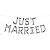 Balão Qualatex 16" - Kit - Just Married Prata - 1 Un - Imagem 1