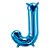 Balão Qualatex 34" - Letra - J Azul - 1 Un - Imagem 1