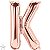 Balão Qualatex 34" - Letra - K Rosê - 1 Un - Imagem 1