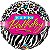 Balão Qualatex 18" - Redondo - Birthday-Zebras E Leopardo - 1 Un - Imagem 1
