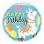 Balão Qualatex 18" - Redondo - Happy Birthday-Lhama - 1 Un - Imagem 1