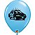 Balão Qualatex 11" - Redondo Azul Claro - Departamento De Policia - 50 Un - Imagem 1