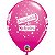 Balão Qualatex 11" - Redondo Cereja Intenso - Despedida De Solteria-Estrelas - 50 Un - Imagem 1