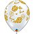 Balão Qualatex 11" - Transparente - Love-Rosas - 50 Un - Imagem 1