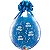 Balão Qualatex 18" - Transparente - Happy Birthday - 25 Un - Imagem 1
