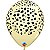 Balão Qualatex 11" - Redondo Marfim Ac - Manchas De Guepardo - 50 Un - Imagem 1