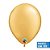 Balão Qualatex 9" - Redondo Ouro - Liso Látex - 100 Un - Imagem 1