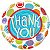 Balão Qualatex 09" - Redondo Solto - Thank You-Pontos Estampados - 1 Un - Imagem 1