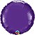 Balão Qualatex 18" - Redondo - Roxo Quartzo Metalizado Liso - 1 Un - Imagem 1