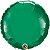 Balão Qualatex 18" - Redondo - Verde Esmeralda Metalizado Liso - 1 Un - Imagem 1
