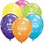 Balão Qualatex 11" - Redondo Sortido Carnaval - Happy Birthday-Bolo E Vela - 50 Un - Imagem 1