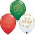 Balão Qualatex 11" - Redondo Sortido Especial - Contemporaneo Evergreen - 50 Un - Imagem 1