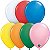 Balão Qualatex 5" - Redondo Sortido Estandarte - Liso Látex - 100 Un - Imagem 1
