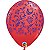 Balão Qualatex 11" - Redondo Sortido Festivo - Estampa De Damask - 50 Un - Imagem 1