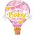 Balão Qualatex 42" - Shape - Welcome Baby-Balão Qualatex Rosa - 1 Un - Imagem 1
