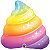 Balão Qualatex 30" - Shape - Caquinha Arco-Íris - 1 Un - Imagem 1