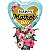 Balão Qualatex 38" - Shape - Dia Das Mães - Coracão De Flores - 1 Un - Imagem 1