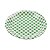 Prato de Papel Junino Xadrez 18cm Verde - 10 Un - Imagem 1