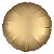 Balão Cromado Redondo com Canudo Dourado 18" - Silver Plastic - 1 Unidade - Imagem 1
