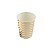 Copo de Papel 270ml Chevron Dourado - SilverPlastic - 10 Unidade - Imagem 1