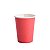 Copo de Papel 270ml Liso Vermelho - 10 Un - Imagem 1