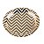 Prato Papel Missoni Dourado - 10 Unidade - Imagem 1