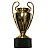 Troféu Plástico Metalizado Taça de Ouro - 1 Un - Imagem 1