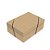 Caixa Retangular com Tampa Lisa Kraft P 24x18x8cm - 10 Un - Imagem 1