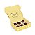 Caixa Para 6 Brigadeiros Que Seja Doce Amarelo 13x10,6x4,5cm - 100 Un - Imagem 1