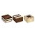 Caixa Diver Para 4 Brigadeiros Tons Choco Sortido 8,5x8,5x3,5 - 100 Un - Imagem 1