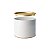 Lata Para Doces Liso Branco 10X13cm - 32 Un - Imagem 1