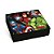 Caixa Retangular Tampa Fundo New Marvel Hq M 25x20x5cm - 10 Un - Imagem 1