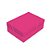 Caixa Retangular com Tampa Pink Core M 35x25x11cm - 10 Un - Imagem 1