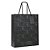 Sacola Premium com Relevo Preto M 26x31x10cm - 10 Un - Imagem 1