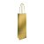 Sacola de Papel Laminado Metal Ouro Fosco Garrafa 35x13x8cm - 10 Un - Imagem 1