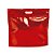 Sacola Laminada Metalizada com Zíper 32x40+5cm Sanfonado Vermelho - 10 Un - Imagem 1