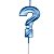 Vela Mini Design Azul  Interrogação - 1 Un - Imagem 1