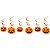 Móbile Abóbora Halloween - 6 Un - Imagem 1