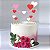Kit Decoração de Mesa ou Bolo Corações Love - 12 Un - Imagem 2