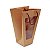 Sacola com Visor Liso P 26x20x10cm Kraft - 10 Un - Imagem 1