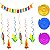Enfeite Espiral Junino Kit com 06 Peças - 90cm - Imagem 1