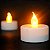 Mini Vela Eletrônica com LED Amarelo Âmbar 4cm - 1 Un - Imagem 1