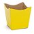 Cachepot PP Pote 6 Color Amarelo - 10 Un - Imagem 1