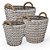 Cesta Redonda Alta Panda - Kit com 3 Un - Imagem 1