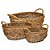 Cesto Oval Madeira Salento - Kit com 3 Un - Imagem 1