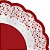 Folha Poli Redondo Versalhes Vermelho 68cm - 50 Un - Imagem 1