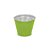 Vaso Alumínio Mini PP 5,5x7,5x7,5cm Verde Limão - 1 Un - Imagem 1
