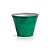 Vaso Alumínio Para Crisântemo G 13,5x17x17cm Verde Metalizado - 1 Un - Imagem 1