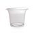 Vaso Cristal Para Violeta P 8,5x12,5x12,5cm Transparente Incolor - 1 Un - Imagem 1