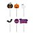 Pick Decorativo Travessuras 2024 - 12 Un - Imagem 1